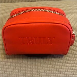 TRULY Vibrant Red Toiletry Bag